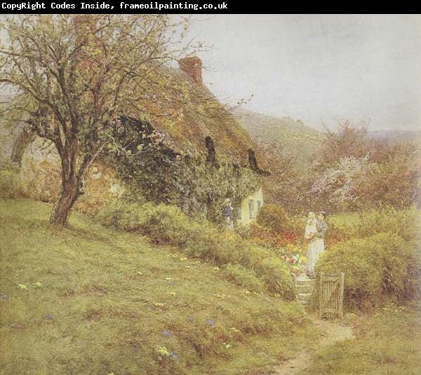 Helen Allingham,RWS South Country Cottage (mk46)